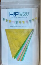 Reusable Party garland NEW HIP Hooray Water resistant Made in USA Spring colors
