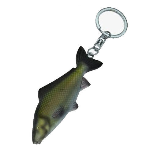 Carp Fish Wooden Pocket Chain Keychain - Picture 1 of 1