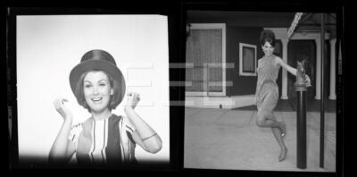 2 Ina Victor Movie Actress Model by Harry Langdon Negative w/rights Lot