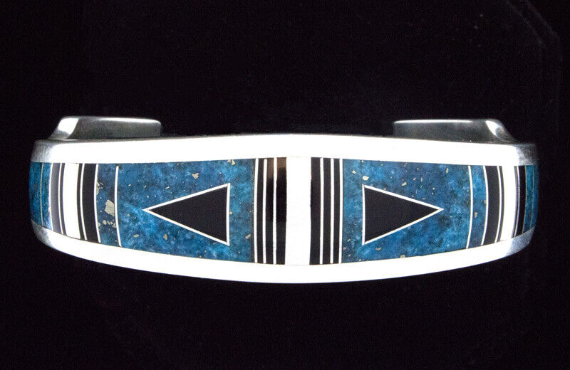 Extreme Detailed Vintage Native American Navajo Cosmic Sterling Silver Turquoise Bracelet Extreme Detailed Vintage Native American Navajo Cosmic Sterling Silver Turquoise Bracelet