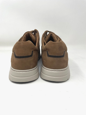 NEW CLARKS men\'s un brawleypace shoes in tan nubuck Clarks Mens 7.5 Un Brawley Pace Brown/Tan Nubuck Comfort  main image 4