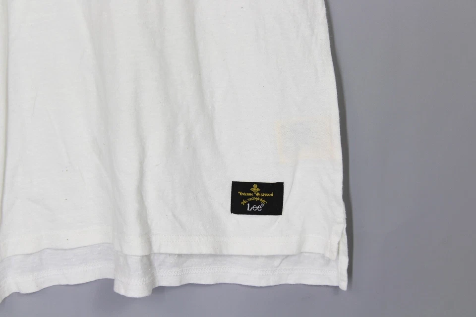 CAMISETA VIVA WESTWOOD ANGLOMANIA LEE JEANS BLANCA TALLA M Foto 4 de 4