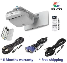 Epson 595Wi Ultra Short Throw 3LCD Projector 3300 Lumens - Hours  1500-2500