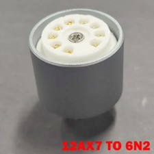 1PC ECC83 12AX7 To 6N2 Vacuum Tube Amplifier Convert Socket Adapter US