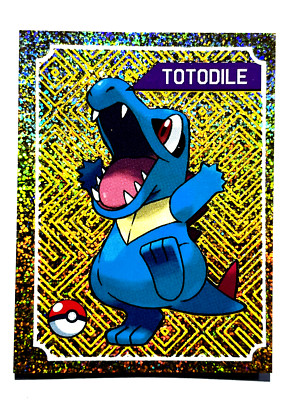 2024 POKEMON Last Evolution Sticker #081 TOTODILE PERU Limited Edition Foil
