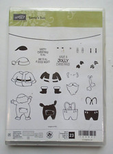 NEW Stampin Up Santa's Suit 23 Piece Christmas Stamp Set