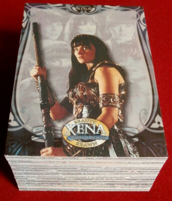 XENA - Beauty & Brawn - Complete VINTAGE Base Set (72 cards) Lucy Lawless, 2002