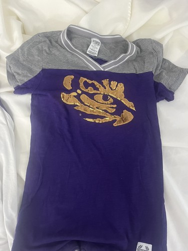 Victoria Secrets Pink Brand LSU Tiger Eye Long Sleeve Shirt - 第 1/3 張圖片