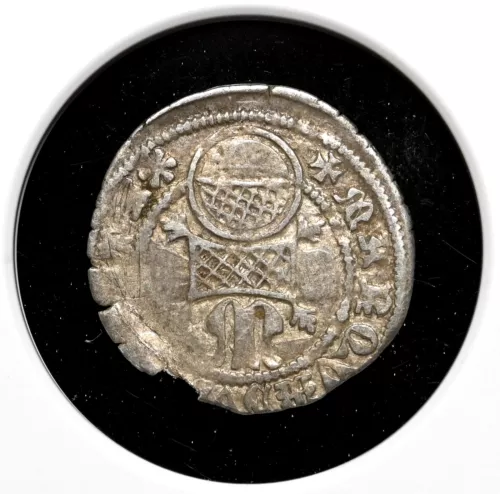 ITALY, Aquileia. Marquardo di Randeck, 1365-1381. Silver Denaro, NGC AU53