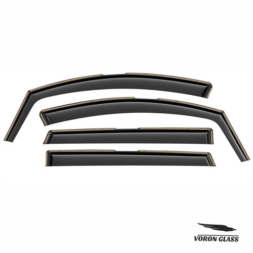Rain Guards Vent Visors Shade for 2019-2023 Hyundai Santa Fe - Picture 8 of 8