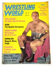 WRESTLING WORLD - JUNE 1969 - VERNE GAGNE / ROCKY JOHNSON / KOWALSKI / PIN UPS