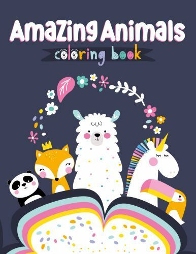Amazing Animals Coloring Book by Clorophyl Editions (2022, Trade Paperback)