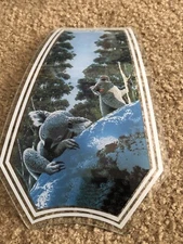 OK Lighting Koala Lamp Glass Light Panel Replacement Pane Vintage