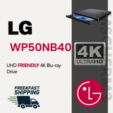 LG WP50NB40 Slim External Drive Flashed BU40N V1.00 UNLOCKED FW UHD Friendly