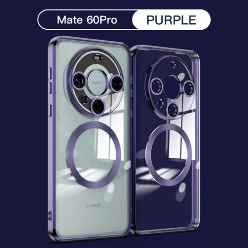 Case For Huawei Mate 60/60 Pro Clear Magnetic MagSafe Shockproof Phone Cover - Zdjęcie 20 z 20