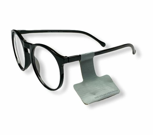 Runde Damen Sonnenbrille mit klaren Gläsern - 100% UVA & UVB Schutz - S2 - Bild 2 von 4