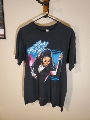 Janet Jackson Vintage Style Tour T-shirt (Medium) | eBay