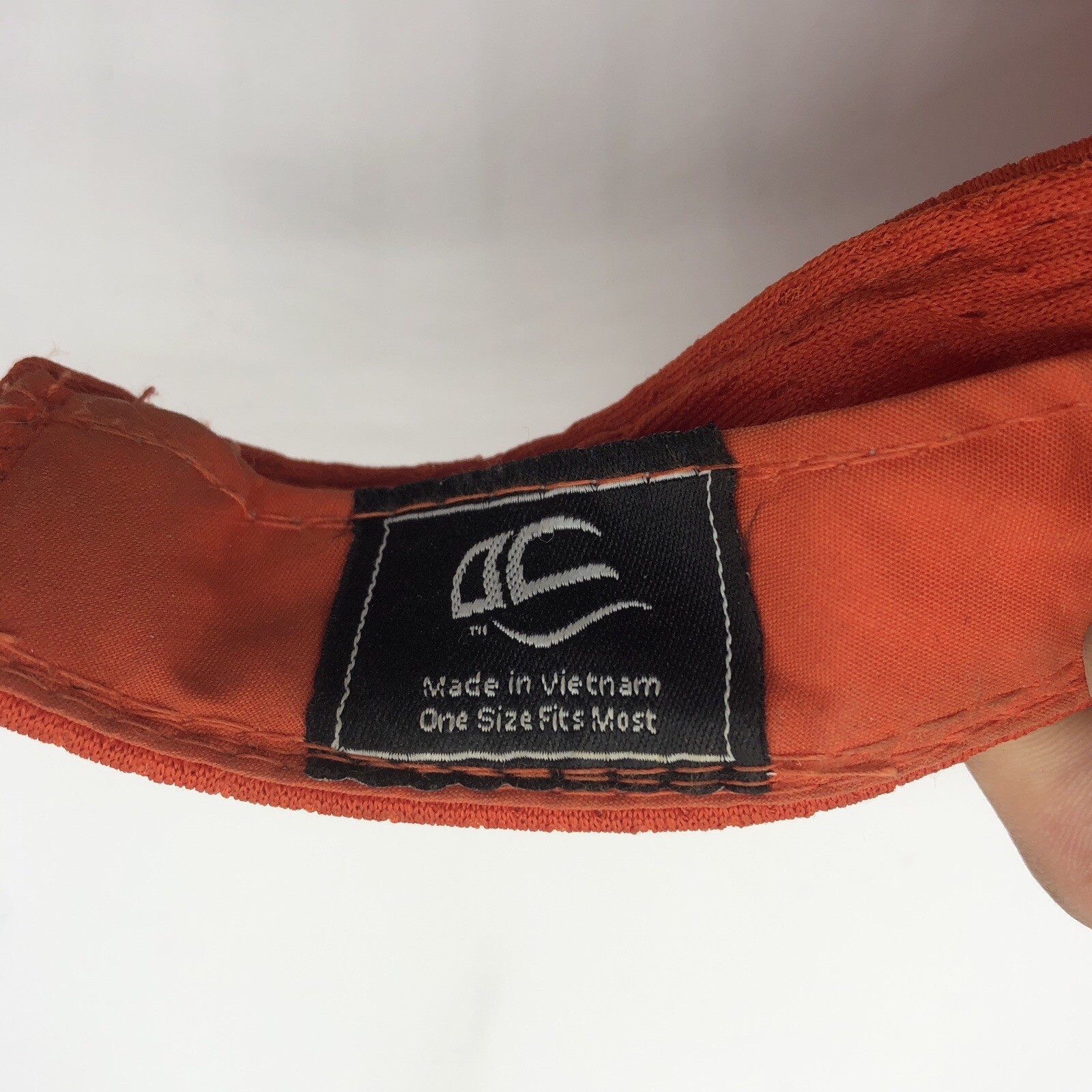 Unknown T Logo Visor Cap Hat Adjustable Adult Ora… - image 8