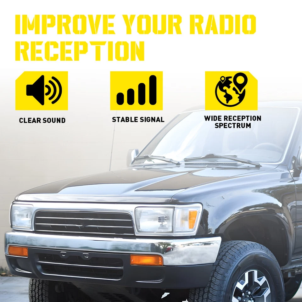 Antena personalizada radio estéreo de repuesto para camioneta Toyota/4 Runner 1989-1995 Foto 3 de 4