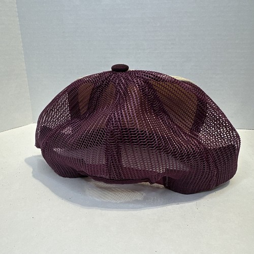 Sombrero de camionero de colección comercial banco nacional billete plano gorra marrón caqui - Imagen 3 de 8