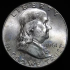 1961 Franklin Half Dollar