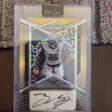 2023 Wild Card Alumination Zacch Pickens Auto Gold Rainbow #AB-121 Card /50