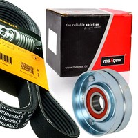 Contitech 6PK1605 Keilrippenriemen + Rolle FüR Opel Astra G T98 F35 1.7 Cdti