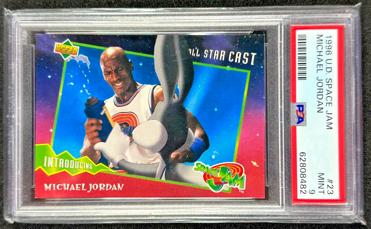 Michael Jordan 1996-97 Upper Deck Space Jam #23 PSA MINT Low Pop