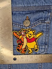 Winnie the Pooh and Tigger Patch   Iron-On Embroidered Cartoon Fan Gift
