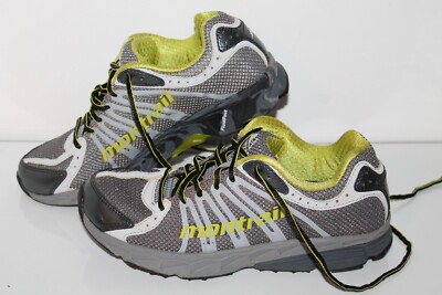 Montrail Fluidbalance Trail Running Shoes, #GM2147-061, Gray/Lime, Mens US Size7