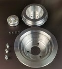 BBC Big Block Chevy LWP Aluminum Water Pump Crankshaft Alternator Pulley Kit