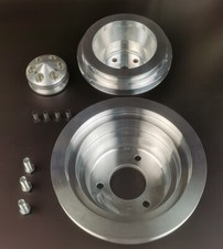 Bbc Big Block Chevy Lwp Aluminum Water Pump Crankshaft Alternator Pulley Kit