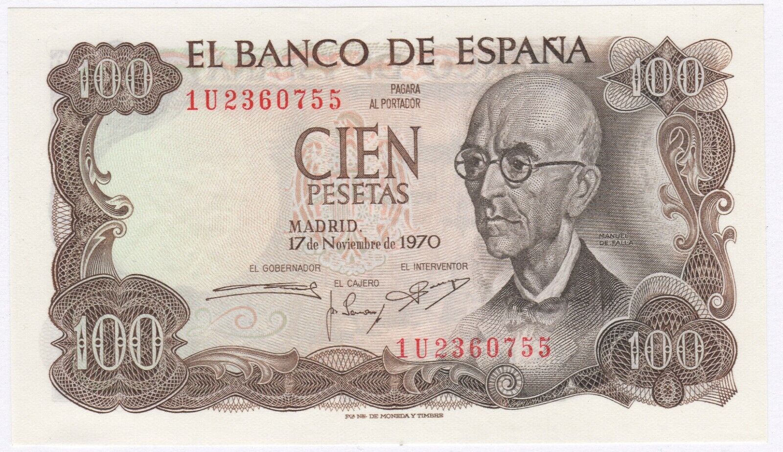 1974(1970) Spain 100 Pesetas Note | Bank Notes | Pennies2Pounds
