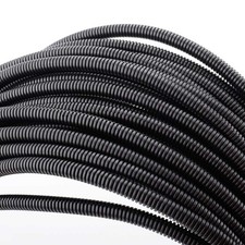 100 FT 1/4  Wire Loom Split Tubing Auto Wire Conduit Flexible Cover