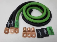 SKY HIGH CAR AUDIO 1/0 OFC BIG 3 KIT GREEN/BLACK