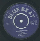 " BLUE BEAT SPIRIT." prince buster. BLUE BEAT 7in 1964.