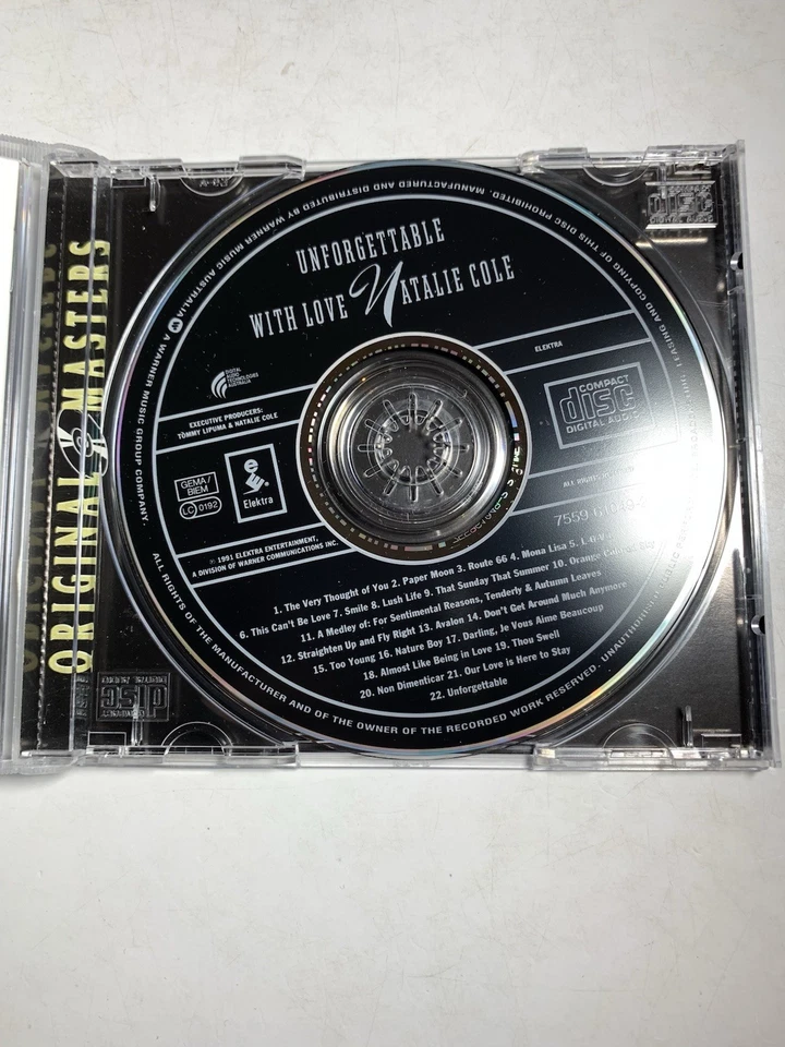 Unforgettable...With Love by Natalie Cole (CD, 1991) - image 2 of 3
