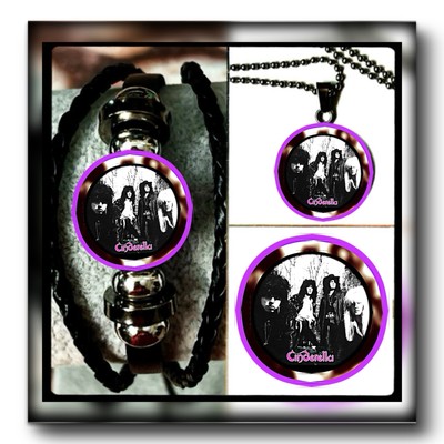 CINDERELLA BAND LONG COLD WINTER   BRACELET  NECKLACE PIN