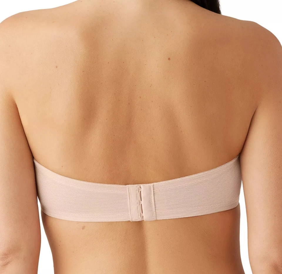 Sujetador minimizador sin tirantes con efectos visuales Wacoal para mujer, Sand Nude, 34C Foto 3 de 4