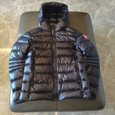 Canada Goose Crofton Hoody Jacket 2227M Black men's hooded down Jacket