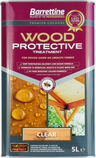 5L Clear Wood Protective Treatment Oil Water Repellent Outdoor Timber Sealer