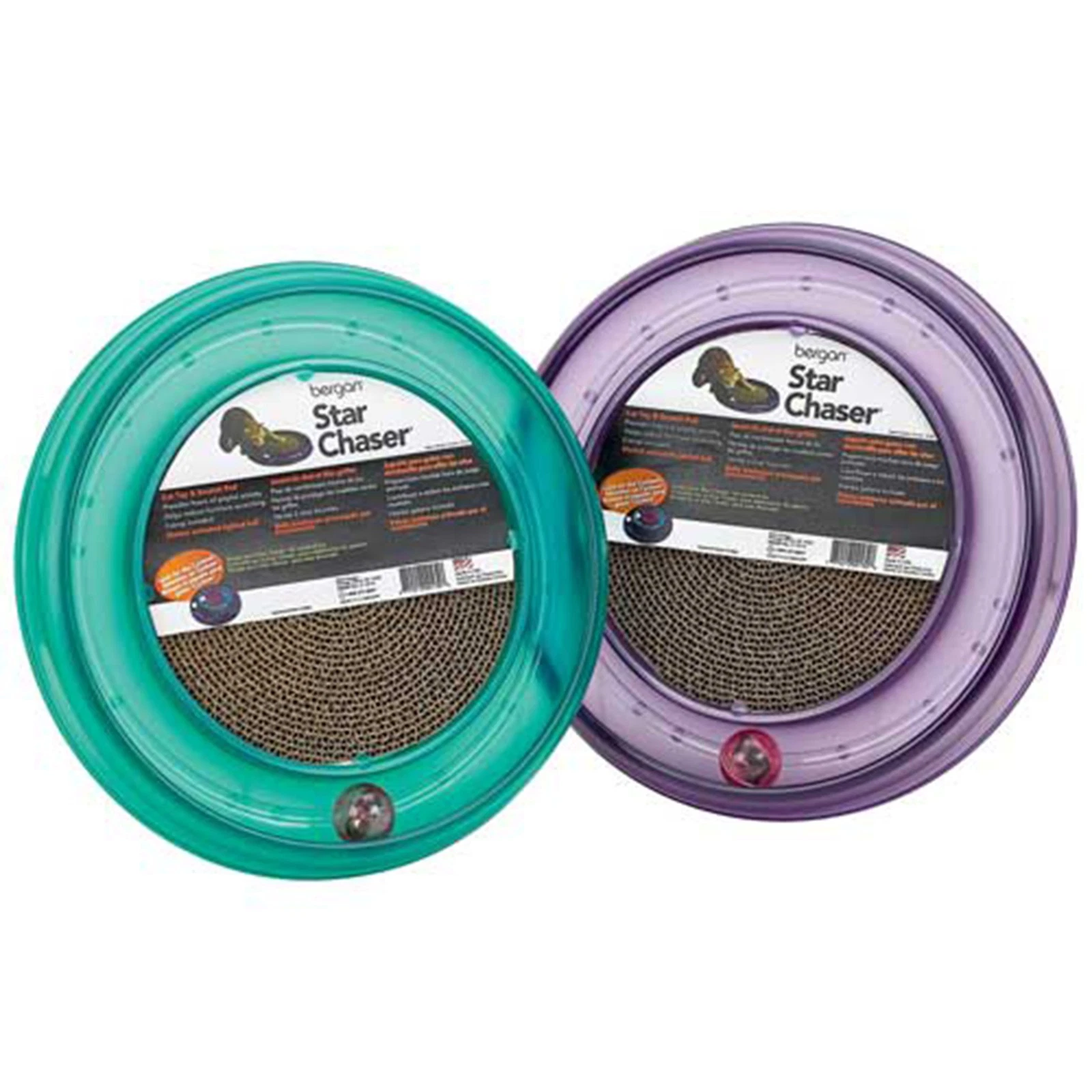 Bergan Star Chaser Turbo Scratcher Cat Toy -Assorted Colors