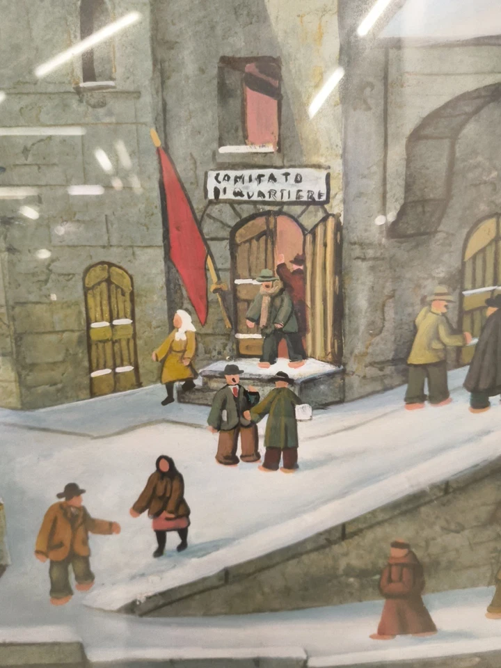 Dipinto Olio Su Tavoletta Di Norberto 1977 - Immagine 2 di 4