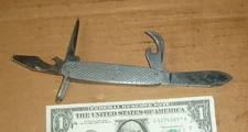 Vintage US Military Knife,Pocket Folding,Camillus,1960,Viet Nam War Tool,Old Arm