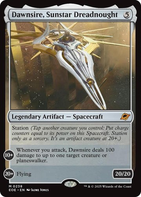 #ad 1x Dawnsire Sunstar Dreadnought Edge of Eternities NM $7.49
