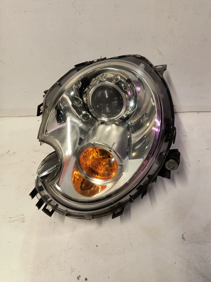  Lámpara de faro HID BI-Xenón genuino para conductores izquierdos MINI Cooper 2007-2015 OEM Foto 4 de 4