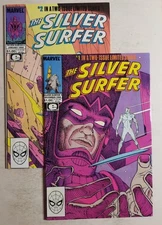 Silver Surfer (1988) #s 1 2 - Fine/Very Fine - Stan Lee, Moebius, Lot Of 2