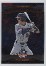 2026 Panini Stars & Stripes Prizm Fireworks Grady Emerson #17 1n5