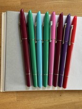 Rare Vintage  Sanford Expresso Extra Fine Point Pen 8 Assorted Colours