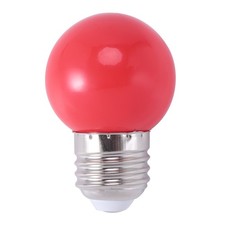 E27 LED Light Warm Red Bulb Plastic Bulb (0.5W , Red) V3I72141